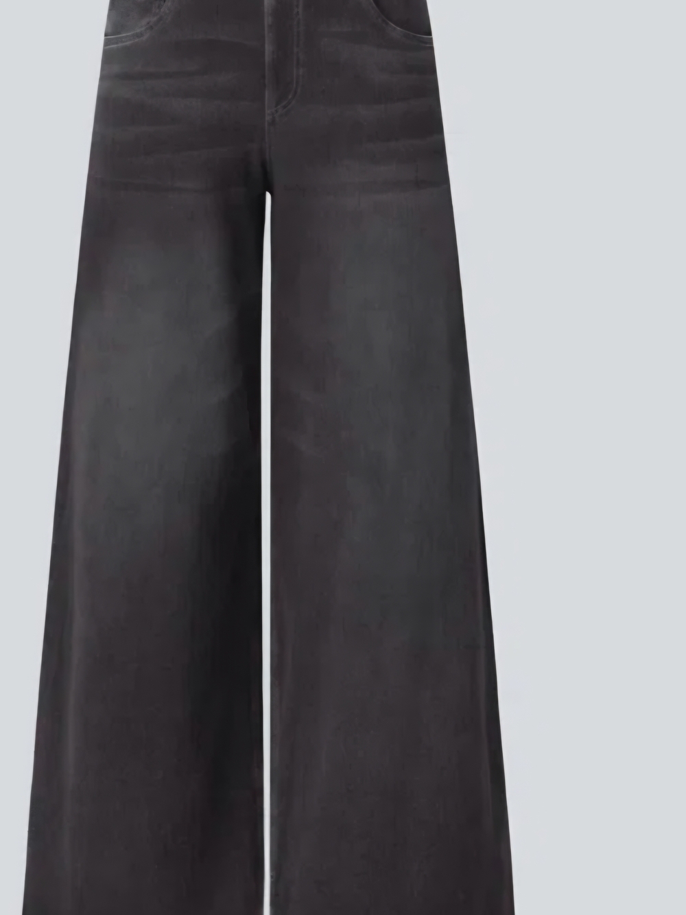 Halara Flex High Waisted Pockets Baggy Wide Leg Washed Casual Womens Med. Petite - Picture 4 of 7